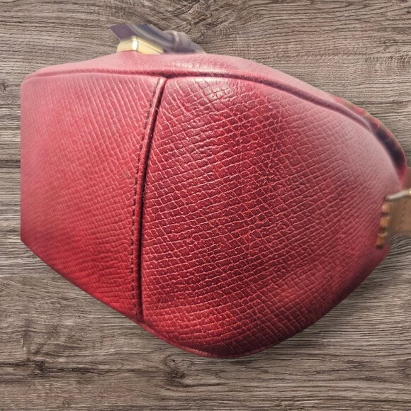 Fendi Vintage Two Way Deep Burgundy Leather - Slider Strap Includes COA 1970s - Picture 4 of 16